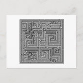 Labyrinth Irrgarten maze Briefkaart (Voorkant)