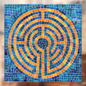LABYRINTH IV 12x12 Venster Cling Raamsticker (Vel 2)