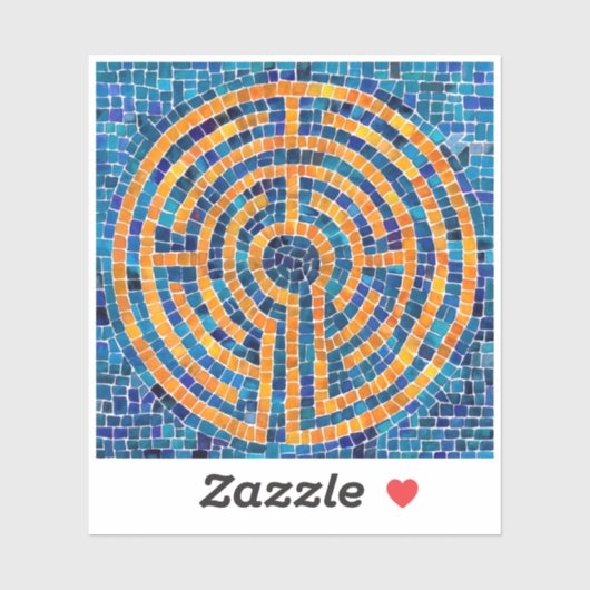 LABYRINTH IV 3x3 Vinyl Sticker (Vel)