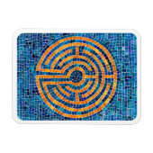 LABYRINTH IV 3x4 Flexibele Magneet - Wit (Horizontaal)