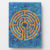 LABYRINTH IV 5x7 Plaquette met ezel Fotoplaat (voorkant)