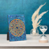 LABYRINTH IV 5x7 Plaquette met ezel Fotoplaat (Zijkant)