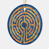 LABYRINTH IV Keramische Cirkel Ornament (Links)