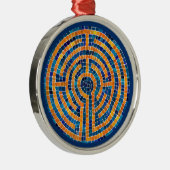 LABYRINTH IV Premium Rond Ornament (Rechts)