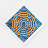 LABYRINTH IV Standaard Diner Papier Servet - Wit (Hoek)