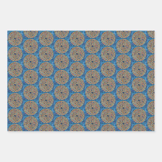 LABYRINTH IV Vlak Blad Verpakkend Document Inpakpapier Vel (Voorkant 2)