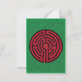 LABYRINTH IX 3.5x2.5 Flat Note-Kaart Notitiekaartje (Voorkant)
