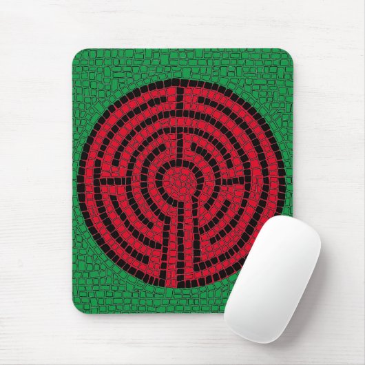 LABYRINTH IX Mousepad Muismat (Met muis)