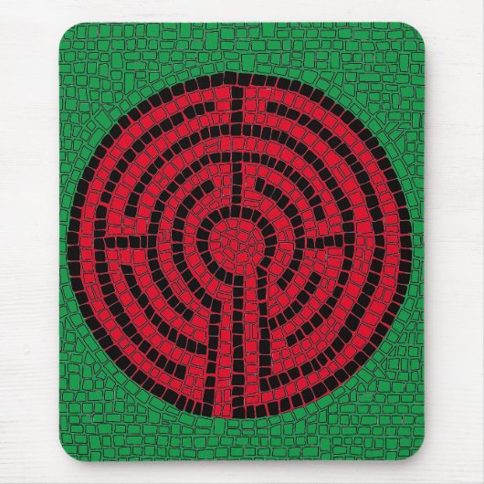 LABYRINTH IX Mousepad Muismat (Voorkant)