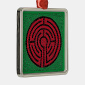 LABYRINTH IX Premium Square Ornament (Rechts)
