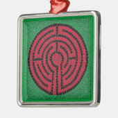 LABYRINTH IX Premium Square Ornament (Links)