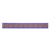 LABYRINTH MOSAIC 3-inch breedband Satijnen Lint (Voorkant)
