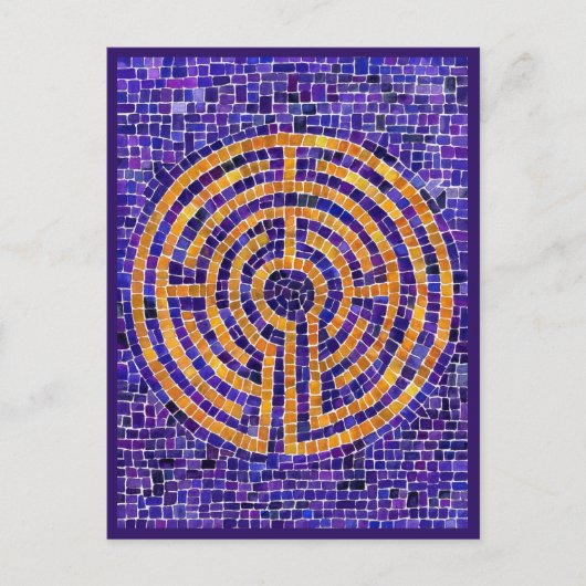 LABYRINTH MOSAIC Briefkaart (Voorkant)