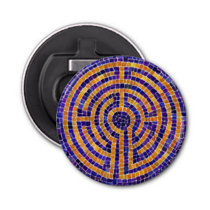 LABYRINTH MOSAIC Button Fles Open Button Flesopener