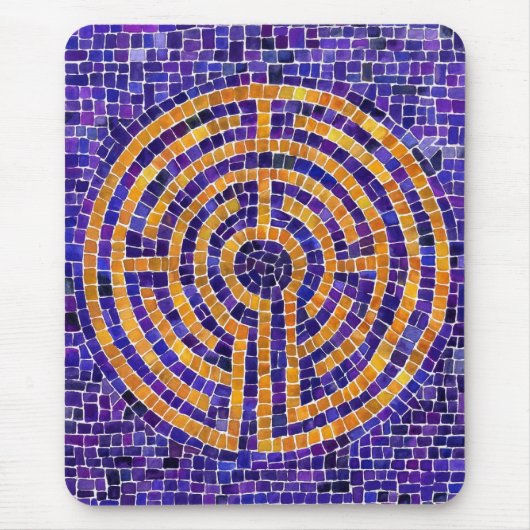 LABYRINTH MOSAIC Mousepad Muismat (Voorkant)