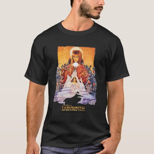 Labyrinth Movie Poster T-shirt (Voorkant)
