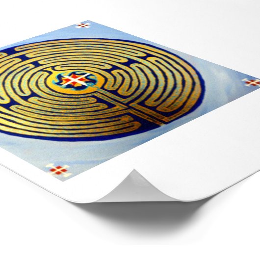 Labyrinth Prayer Poster (Hoek)