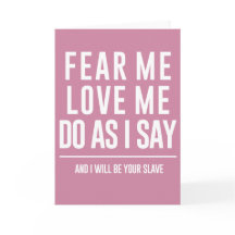 Labyrinth Quote Greetings Card "Angst me, hou van 