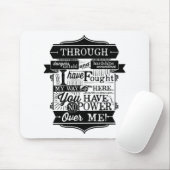 Labyrinth Quote je hebt geen macht over mij Muismat (Met muis)