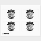 Labyrinth Quote Je hebt geen macht over mij Rechthoekige Sticker (Vel)