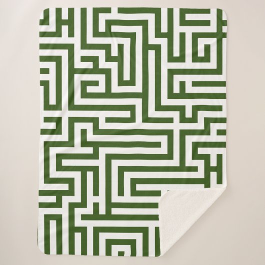 Labyrinth Sherpa Deken (Voorkant)