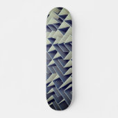 Labyrinth Skateboard: Vetgedrukte 3D geometrische  Persoonlijk Skateboard (Voorkant)