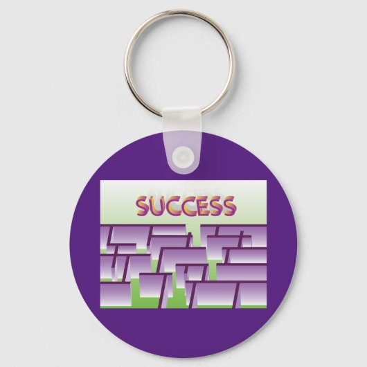 Labyrinth Success Sleutelhanger (Voorkant)