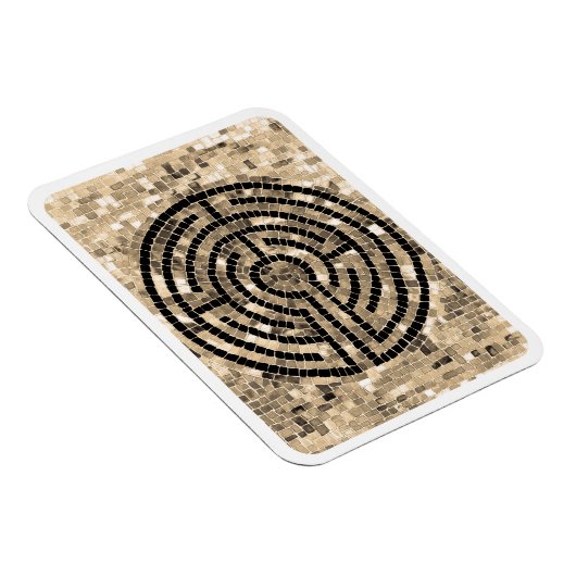 LABYRINTH V 3x4 Flexibele Magneet - Wit (Rechterzijde)