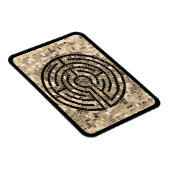 LABYRINTH V 3x4 flexibele magneet - zwart (Rechterzijde)