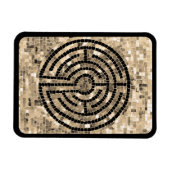 LABYRINTH V 3x4 flexibele magneet - zwart (Horizontaal)