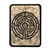 LABYRINTH V 3x4 flexibele magneet - zwart (Verticaal)