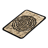 LABYRINTH V 3x4 flexibele magneet - zwart (Linkerzijde)