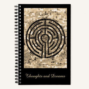 LABYRINTH V 5.5x8.5 Spiraalvormig Notitieboek