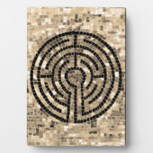 LABYRINTH V 5x7 Plaque met Ezel Fotoplaat (voorkant)