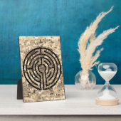 LABYRINTH V 5x7 Plaque met Ezel Fotoplaat (Zijkant)