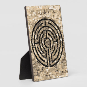 LABYRINTH V 5x7 Plaque met Ezel Fotoplaat