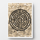 LABYRINTH V 5x7 Plaque met Ezel - Wit Fotoplaat (voorkant)