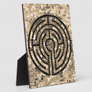 LABYRINTH V 8x10 Plaque met Ezel Fotoplaat