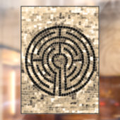 LABYRINTH V 8x11 Venster Cling Raamsticker (Vel 2)