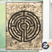 LABYRINTH V 8x11 Venster Cling Raamsticker (Huis)