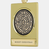 LABYRINTH V Banner Ornament Verguld Banner Ornament (Links)