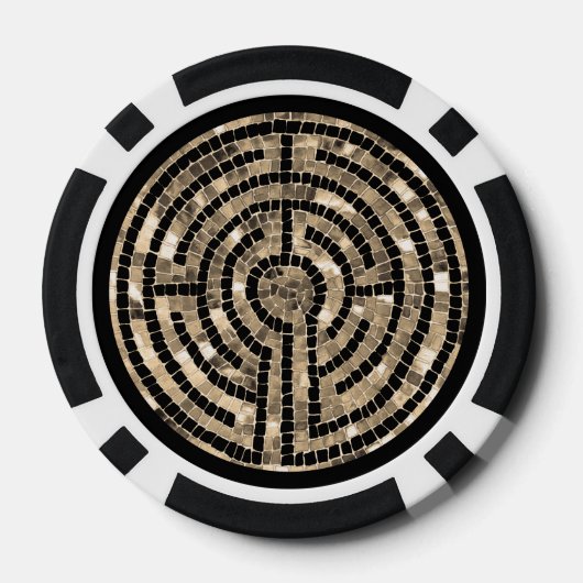 LABYRINTH V Poker Chips (Achterkant)