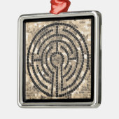 LABYRINTH V Premium Square Ornament (Links)