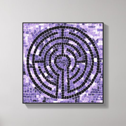 LABYRINTH VI 12x12 omwikkeld canvas (.75" diep) (Voorkant)