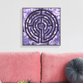 LABYRINTH VI 12x12 omwikkeld canvas (.75" diep) (Insitu (Woonkamer))
