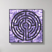 LABYRINTH VI 12x12 omwikkeld canvas (.75" diep) Afdruk (Voorkant)