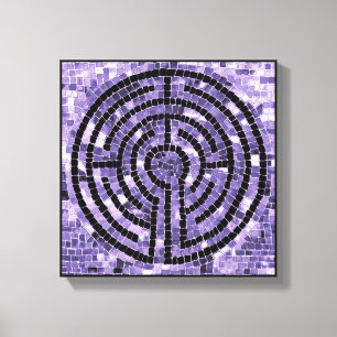 LABYRINTH VI 12x12 omwikkeld canvas (.75" diep) Afdruk
