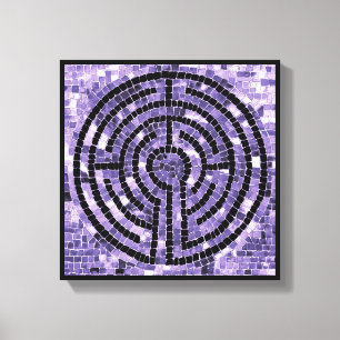 LABYRINTH VI 12x12 Omwikkelde Canvas (3,8 cm diep) Afdruk