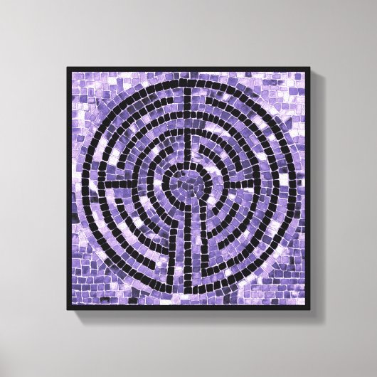 LABYRINTH VI 12x12 Omwikkelde Canvas (3,8 cm diep) Afdruk (Voorkant)