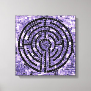 LABYRINTH VI 12x12 Omwikkelde Canvas (6,4 cm diep) Afdruk